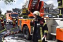 Dachstuhlbrand Koeln Poll Geislarerstr P469